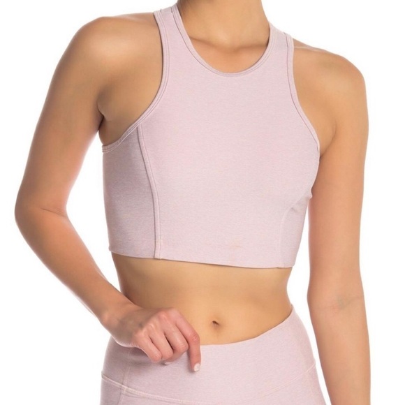 Outdoor Voices Athena Crop Top Sports Bra Pink Athletic Workout Yoga XS - Picture 1 of 4
